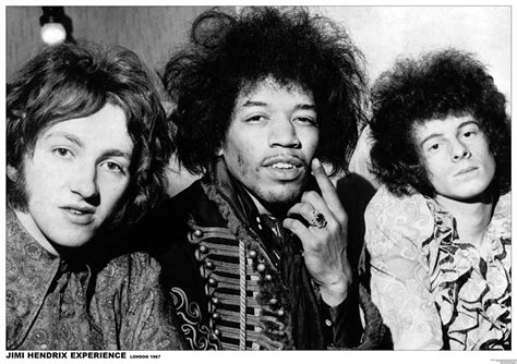 Jimi Hendrix Experience London 1967 Poster
