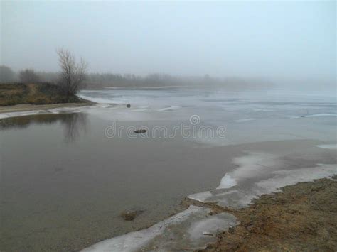 Winter Landscape Lake Stock Photo Image Of Landscape 95656294
