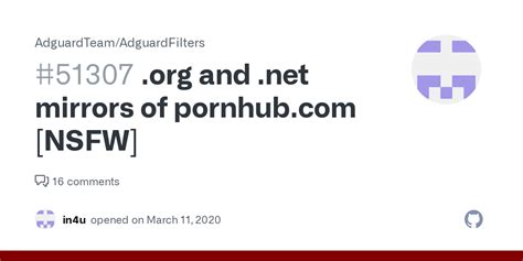 Org And Net Mirrors Of Pornhub NSFW Issue 51307