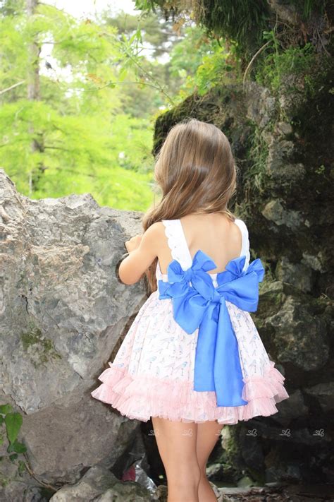 Lappepa Moda Infantil Vestido Niña Estampado Loros And Mariposas Missbaby