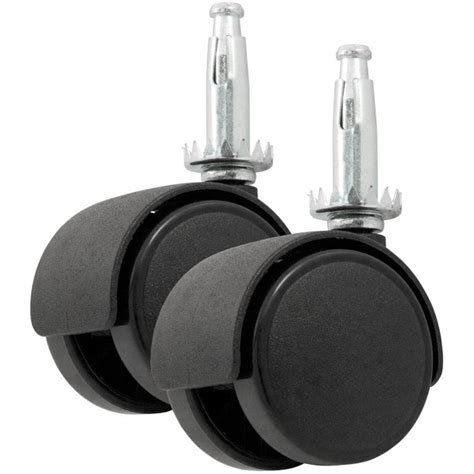 Waxman 2-3-in Plastic Swivel Stem Mounting Casters Furniture Desk