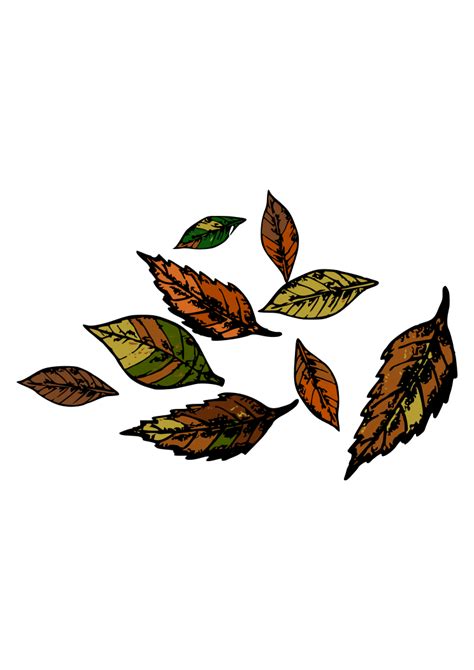 Fall Leaves Clipart Free Svg File Svg Heart