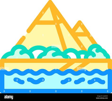 Nile River Color Icon Vector Illustration Stock Vector Image And Art Alamy