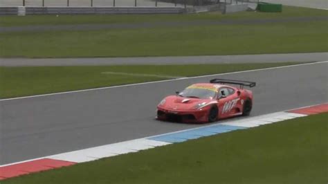 Ferrari F430 Scuderia Gt3 W Akrapovic Exhaust In Action On The Track