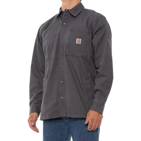 Carhartt 102851 Rugged Flex Rigby Shirt Jacket For Men