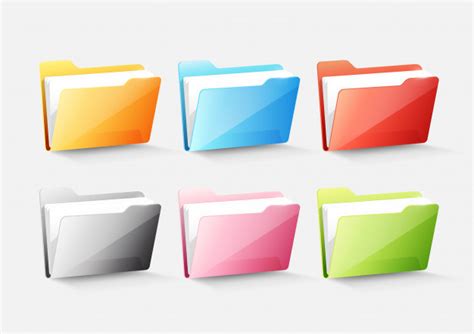 Dossier icons png, svg, eps, ico, icns and icon fonts are available. Set of colorful document file folder directory icon ...