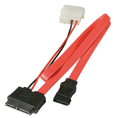 1m Slimline Sata Cable With 525 Prime Psu Power Connection 16