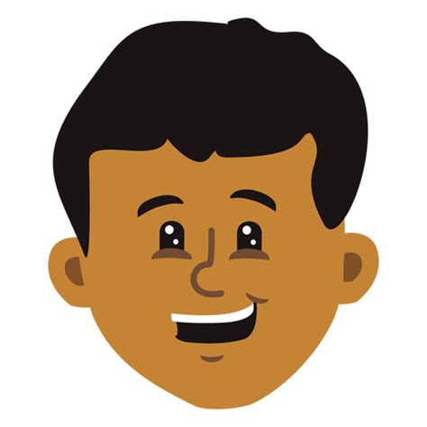 Boy Cartoon Head 3 Transparent PNG & SVG Vector png image