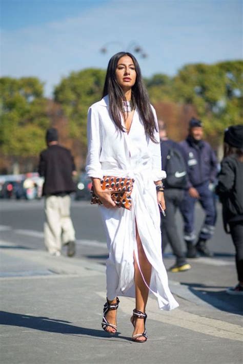 14 Outfits Showing How To Style A White Shirt Dress Belletag