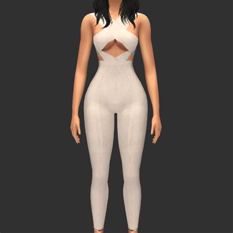 Sims 4 Ccs The Best Jumpsuit By Quen2n