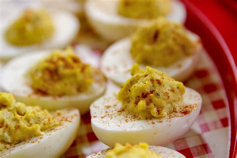 Basic Stuffed Eggs Recipe Blue Plate Mayonnaise