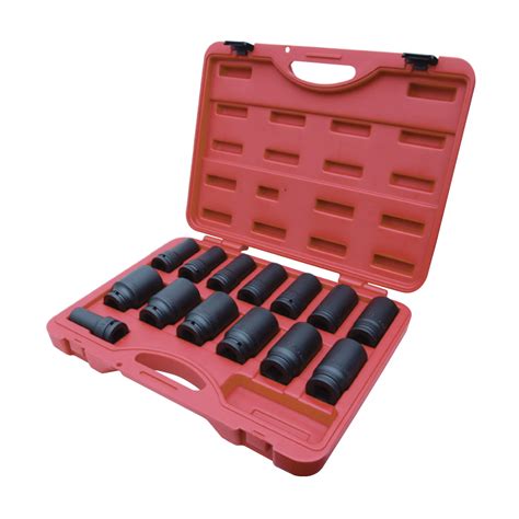 14pc 34 Inch Drive Impact Socket Sets Sae Metric By Tien I