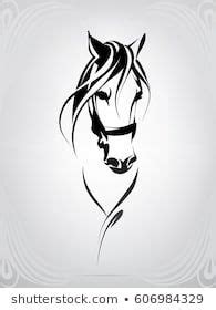 Wandtattoos tiere für ihren deko! Die 60 besten Bilder von pferde silhouette | Pferde ...