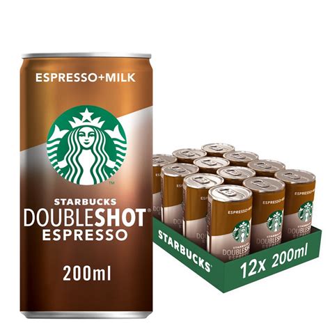 Starbucks Doubleshot Espresso 12x200ml No Added Sugar Supplement