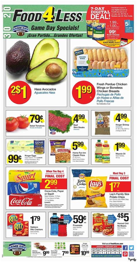 Food 4 less offers a no frills, lost cost warehouse format. Food 4 Less (IL - Chicago) Weekly Ad & Flyer January 30 to ...