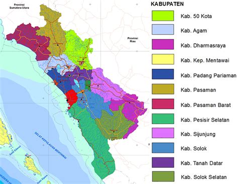 Peta Kabupaten Di Sumatera Barat Pariwisata Imagesee