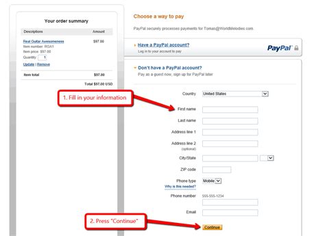 The method that i will describe below is an innovative paypal recharge method in 2021. How To Pay Using Credit Card - Real Guitar Lessons by ...