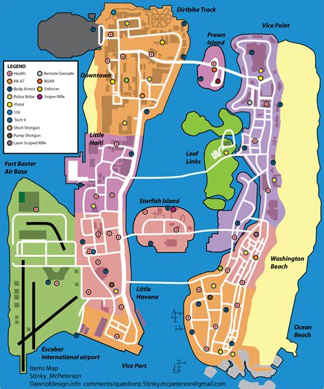 Gta Vice City Gta Vice City Map