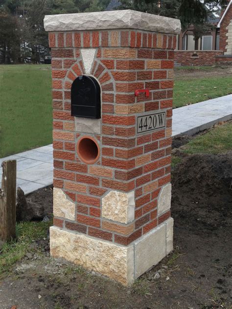 Custom Brick Mailbox Remodel Project By Martin Bros Contracting Inc