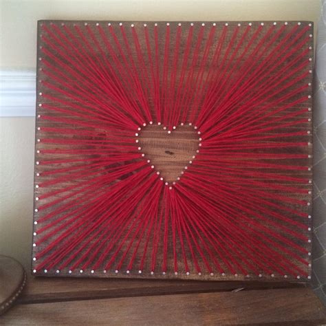 Heart String Art By Craftsandlaughter On Etsy