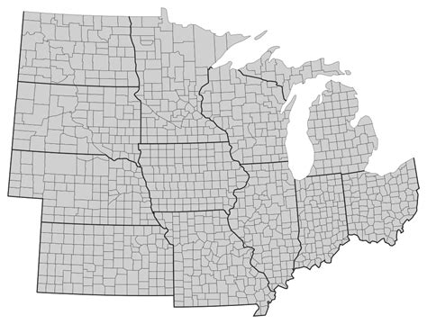 Fileus Census Regions Midwest With Countiessvg Wikimedia Commons