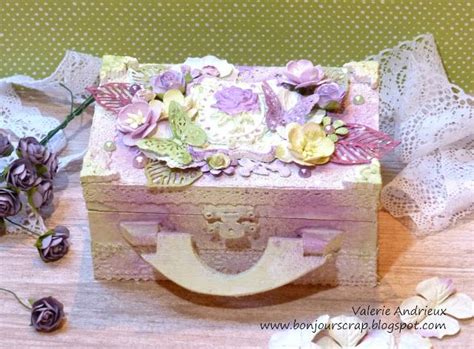 Shabby Chic Altered Box With Art Anthology And Prima Marketing Products