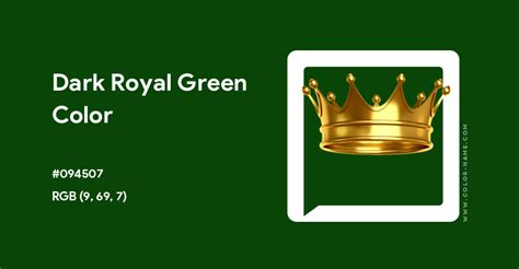Dark Royal Green Color Hex Code Is 094507