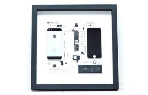 Xreart Deconstructed Iphone 5s Teardown Tech Art Frame Best T For