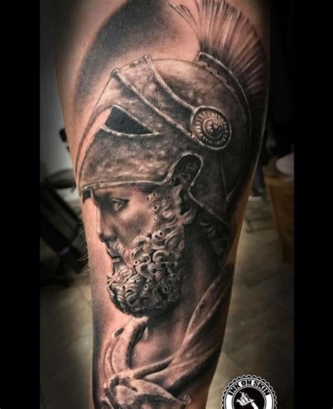 Apollo was the ancient greek god of prophecy and oracles, music, song and poetry, archery, healing, plague and disease, and the protection of the young. Ares Tattoo | Mythology tattoos, Greek god tattoo, Greek ...