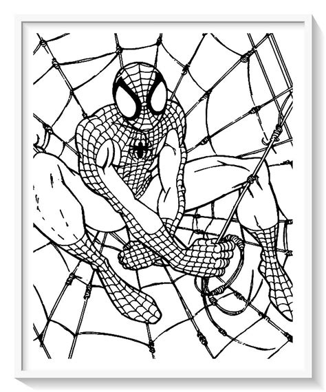 Los Más Lindos Dibujos De Spiderman Hombre Araña Para Colorear Y