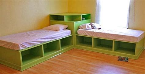Metal bed frame l shape bracket options from alibaba.com and elevate the look of your space. L shaped Beds Beautify Your Corner 3 | Twin storage bed ...