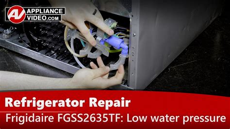 Frigidaire Refrigerator Repair Dispenser Not Receiving Water Water