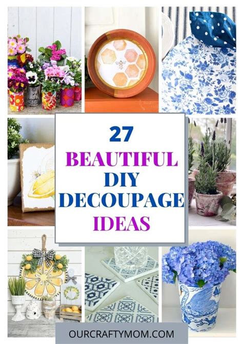 27 Super Easy And Creative Diy Decoupage Craft Ideas