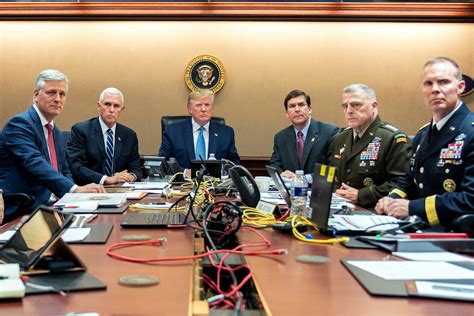 Trumps Situation Room Photo Is Straight From A War Movie — Just How He