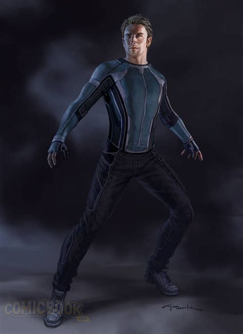 Alternate Designs For Quicksilver In Concept Art For Age Of Ultron