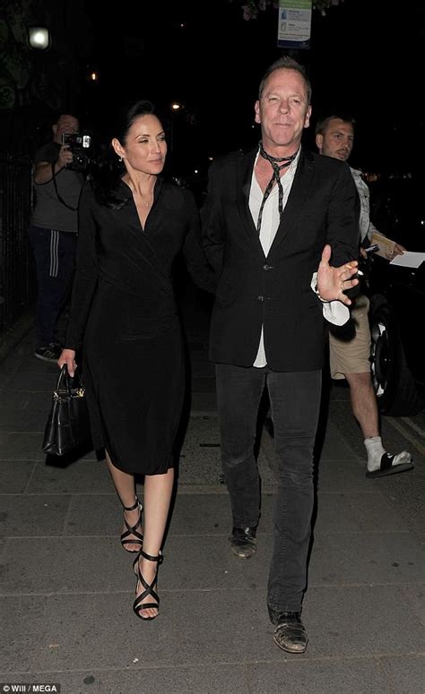 Kiefer Sutherland Steps Out With Girlfriend Cindy Vela For First Time After Secret Four Year
