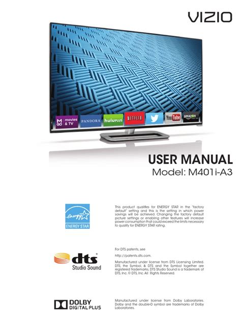 Vizio M Series Manual Hdmi Video Free 30 Day Trial Scribd