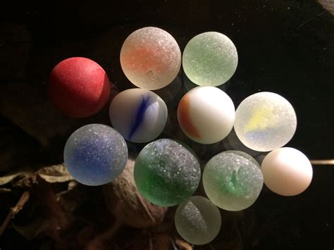 Seaglass Marbles Sea Glass Marble Glass