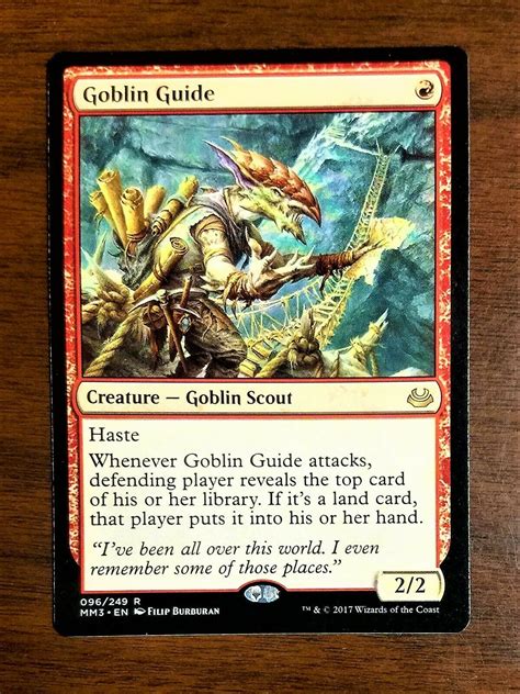 Get the latest decks and the updated prices from multiple sources in our site. Goblin Guide Modern Masters 2017 Magic mtg Light Play Red Creature Rare (With images) | Modern ...