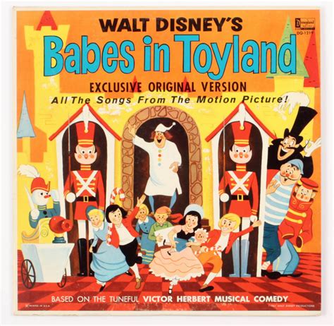 Vintage 1961 Walt Disneys Babes In Toyland Vinyl Lp Record