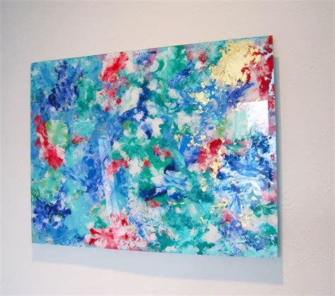 Abstract Plexiglass Painting Contemporary Artwork Cleveland
