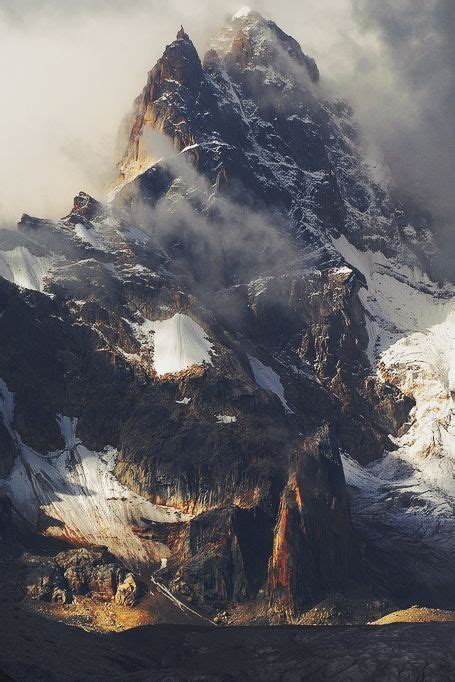 Mountainscape Of The Rongme Ngatra Ri Looking On His Glacier Cho La Ri