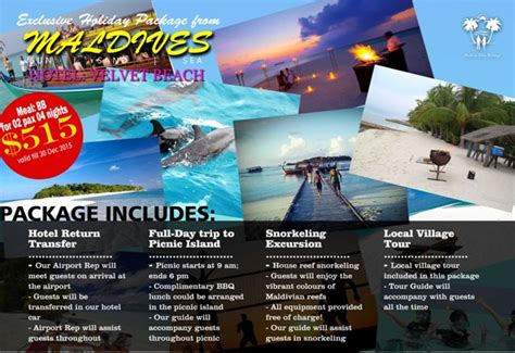 Maldives Tours Package Holiday Travel