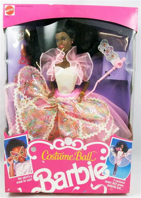 barbie costume ball barbie black mattel 1990 vlr eng br