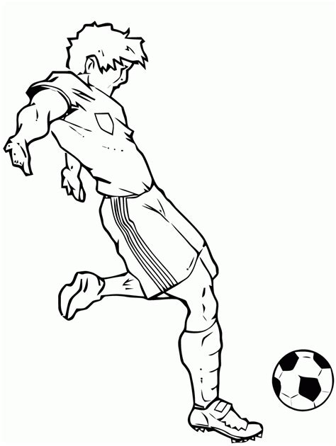 Coloriage De Football À Télécharger  Coloriage Football