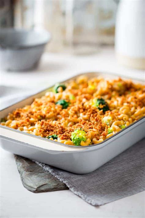 3 tbsp melted butter or margarine. macaroni & cheese with broccoli - Healthy Seasonal Recipes