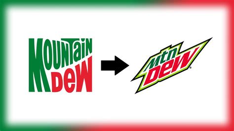 Mountain Dew Logo Evolution Youtube