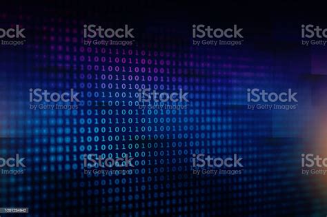 Big Data Binary Code Background Stock Illustration Download Image Now