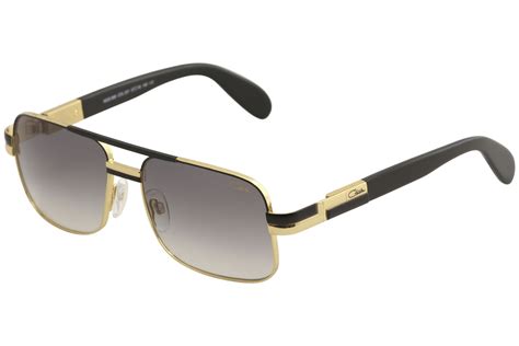 Cazal Cazal Legends Men S 988 001 Black Gold Fashion Pilot Sunglasses 57mm