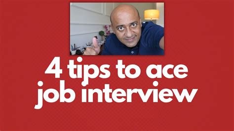🔥 4 Essential Tips To Ace Job Interview Youtube